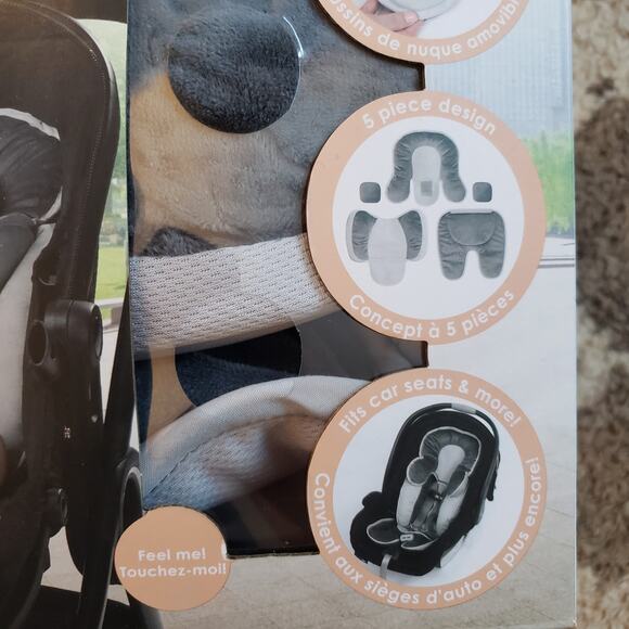 LulyBoo 5-Piece Baby to Toddler Seat Support Cushion in Grey - Picture 2 of 6